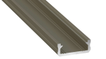 Lumines profile type D anodized inox, 3 m